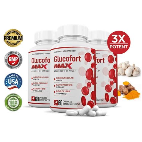 Arrives by Wed, Jan 31 Buy Glucofort Blood Sugar Support Capsules, Glucofort Pills Maximum Strength Advanced Blood Control Support Healthy Glucose Non GMO capsules (3 Bottles) at Walmart.com 